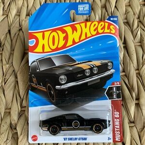 67 Shelby GT500 Mustang 60th Anniversary Hot Wheels 1967 Ford Pony Car New 2025